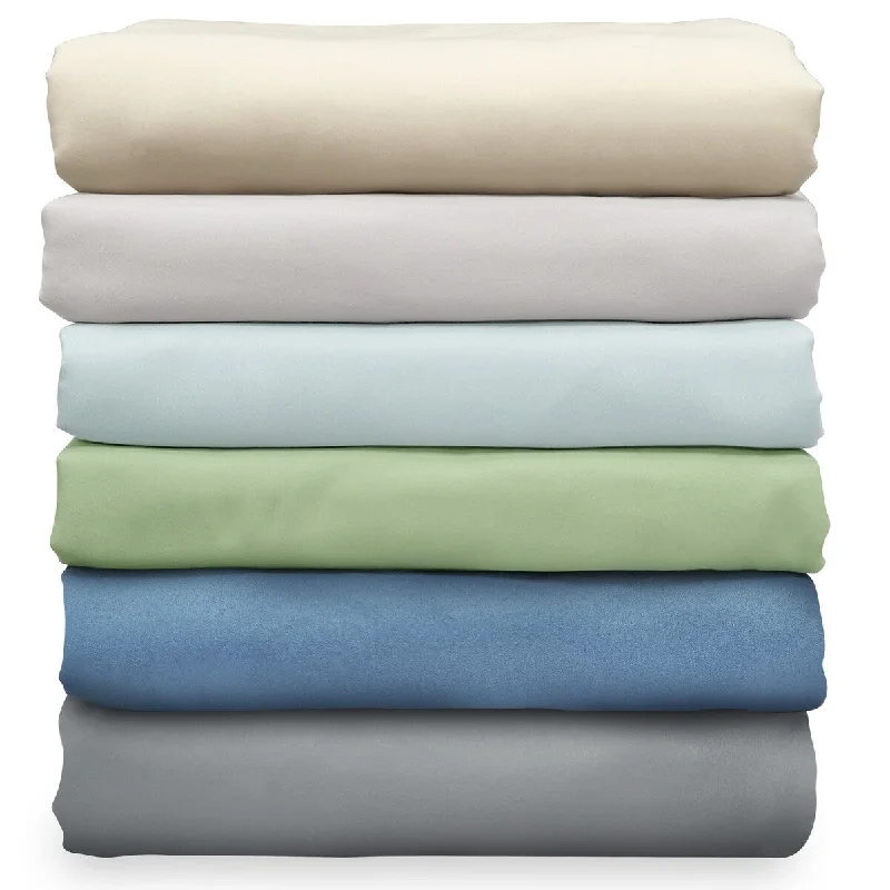 Linen - Cotton Blend Sheets for a Natural and Versatile OptionGreat Hotels Collection Venezia Solid Queen-size 4 pc Microfiber Sheet Set