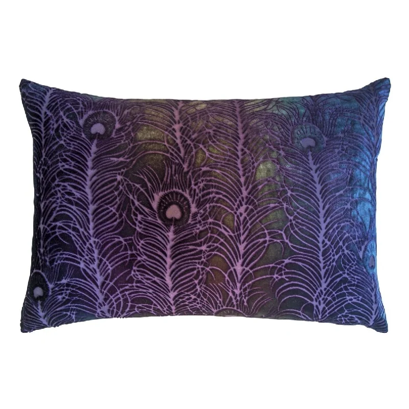 Lumbar Support Pillows for Car SeatsPeacock Feather Pillow by Kevin O'Brien Studio