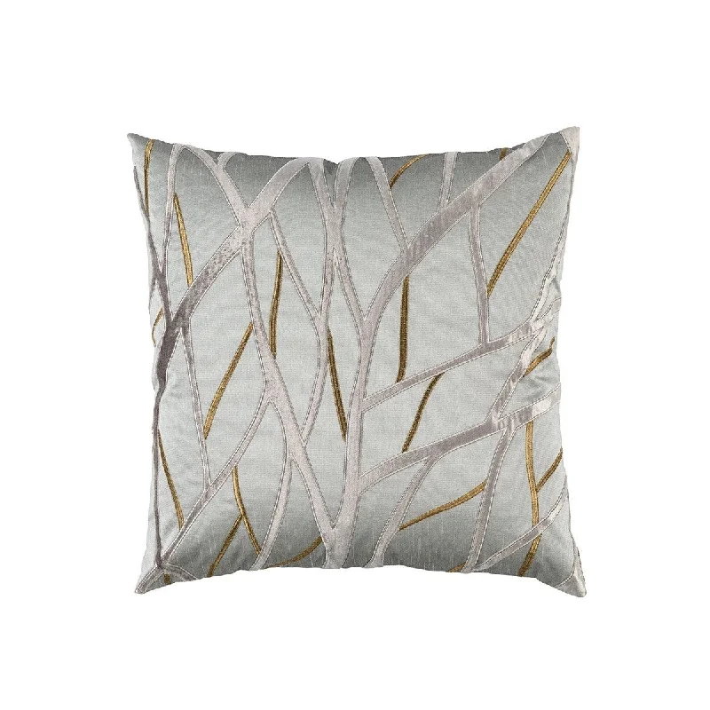 Plush Pillows for a Cozy BedTwig Pewter Pillow by Lili Alessandra