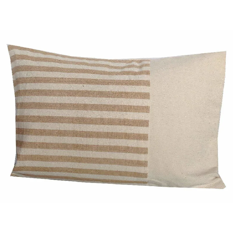 Memory Foam Pillows for Neck SupportFarmhouse Pillows, Stripes Block Pillow cover 12x18