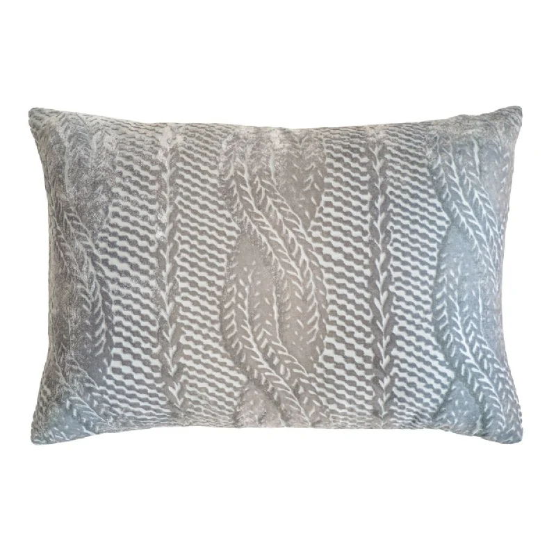 Down Alternative Pillows for Ethical ChoicesRobin's Egg Cable Knit Pillows by Kevin O'Brien Studio