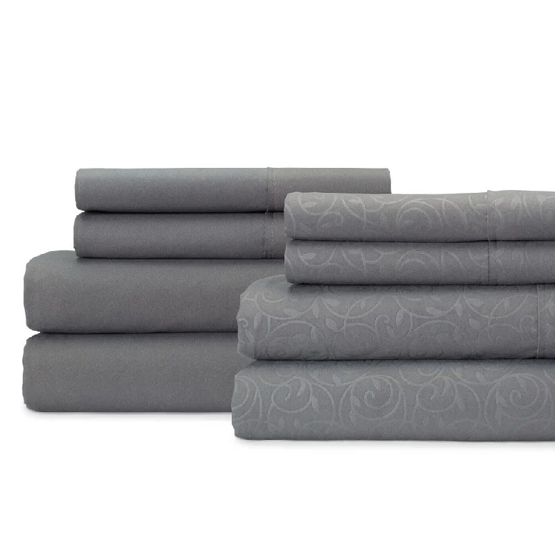 Anti - Pill Microfiber Sheets for a Smooth AppearanceHome Dynamix 'New York Loft' Collection (2 Complete Sets of Sheets)