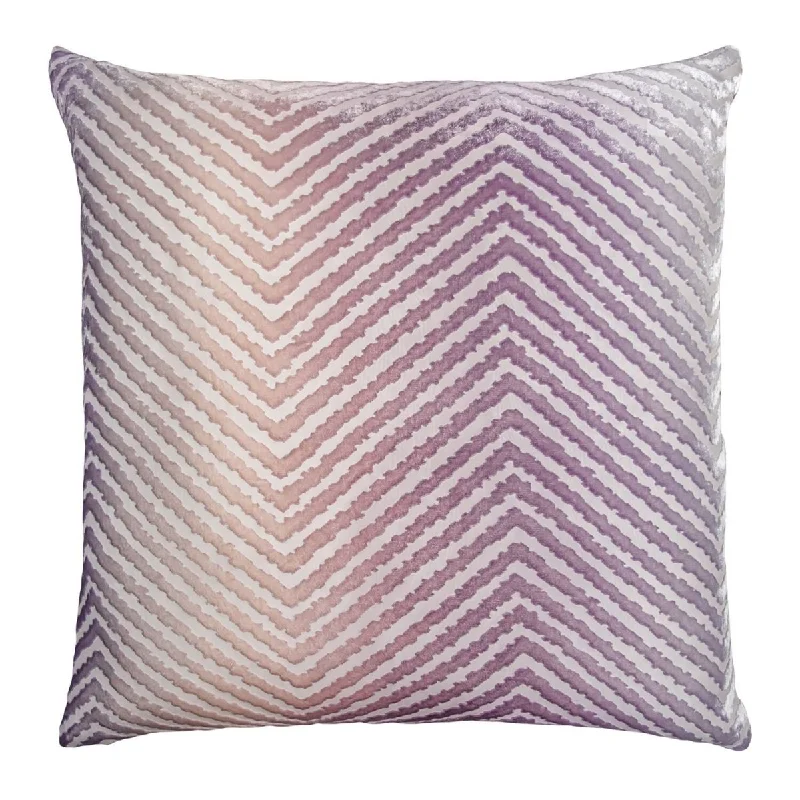 Cotton Pillows for Natural ComfortOpal Chevron Velvet Pillows by Kevin O'Brien Studio