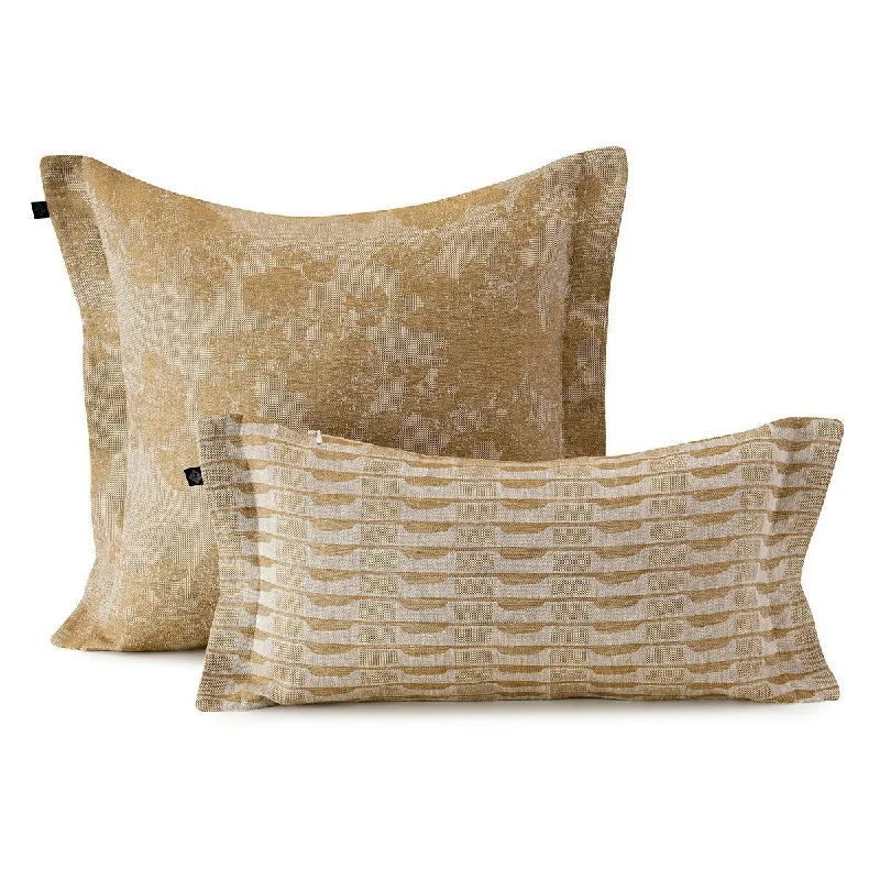 Cooling Pillows for Hot SleepersCasual Beige Pillow Covers by Le Jacquard Français