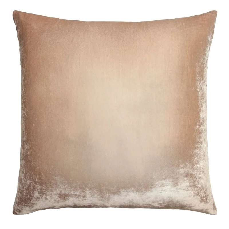 Kids Pillows with Fun DesignsLatte Ombre Velvet Pillow by Kevin O'Brien Studio