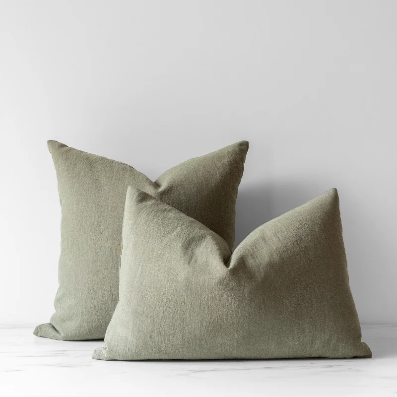 Soft and Fluffy Pillows for Bedroom ComfortSage Linen Pillow Cover