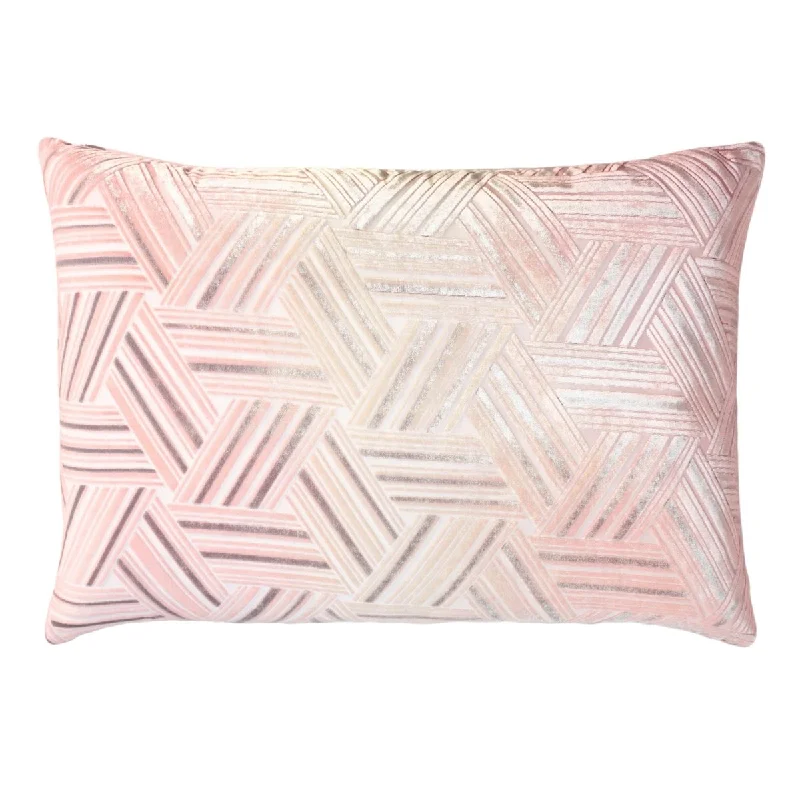 Adjustable Pillows for Customized ComfortBlush Entwined Velvet Pillow by Kevin O'Brien Studio