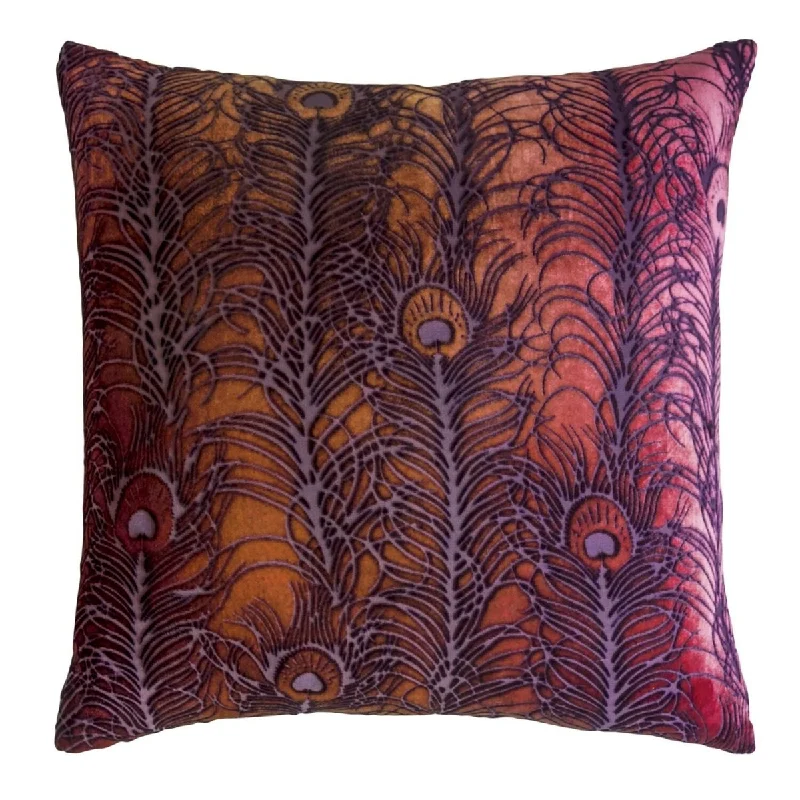 Kids Pillows with Fun DesignsWildberry Peacock Feather Pillow by Kevin O'Brien Studio