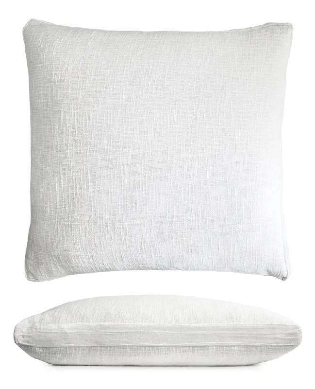 Orthopedic Pillows for Back Pain ReliefChunky Knit White Euro Sham by Kevin O'Brien Studio