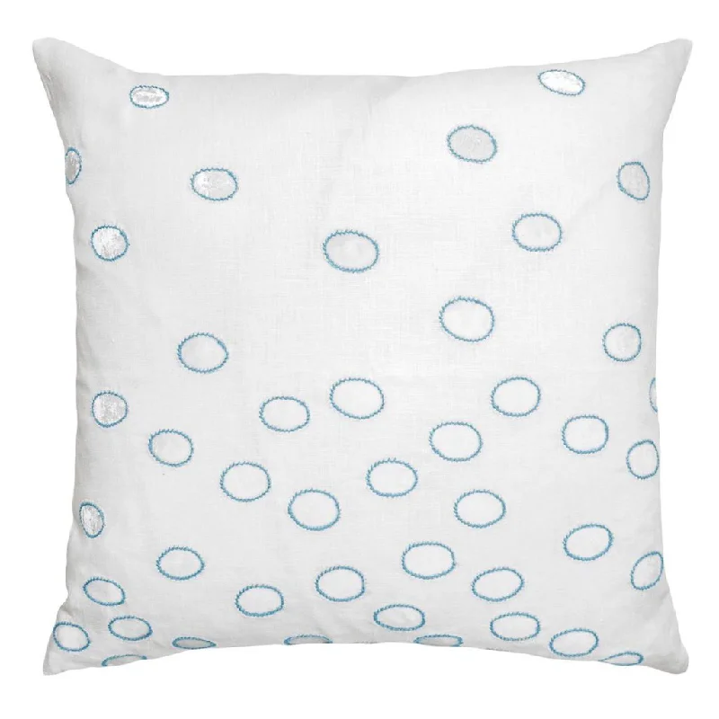 Feather Pillows for a Luxurious SleepRobin's Egg Ovals Velvet Appliqué Pillow by Kevin O'Brien Studio