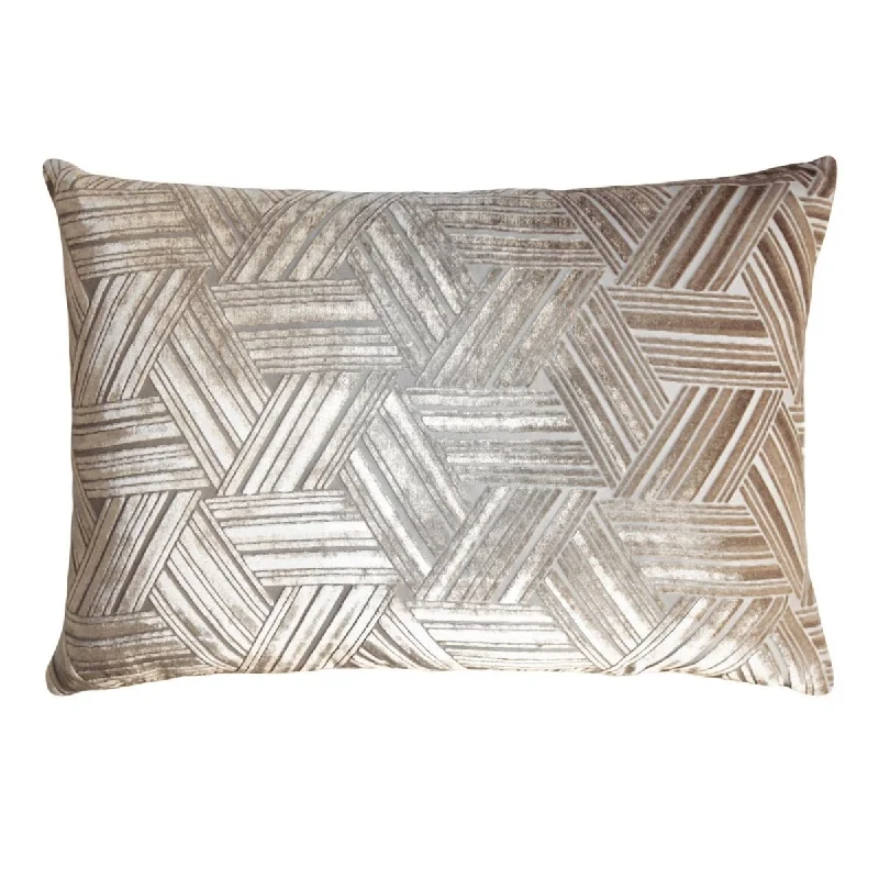 Firm Pillows for Side SleepersCoyote Entwined Velvet Pillow by Kevin O'Brien Studio