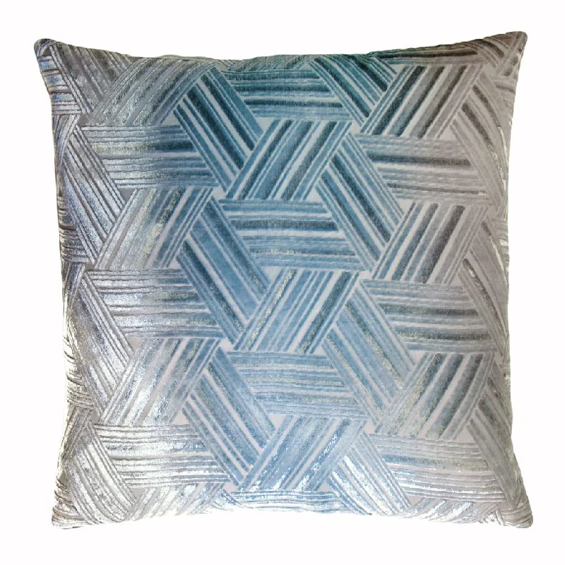 Decorative Pillows for Living Room MakeoverRobin's Egg Entwined Velvet Pillow by Kevin O'Brien Studio