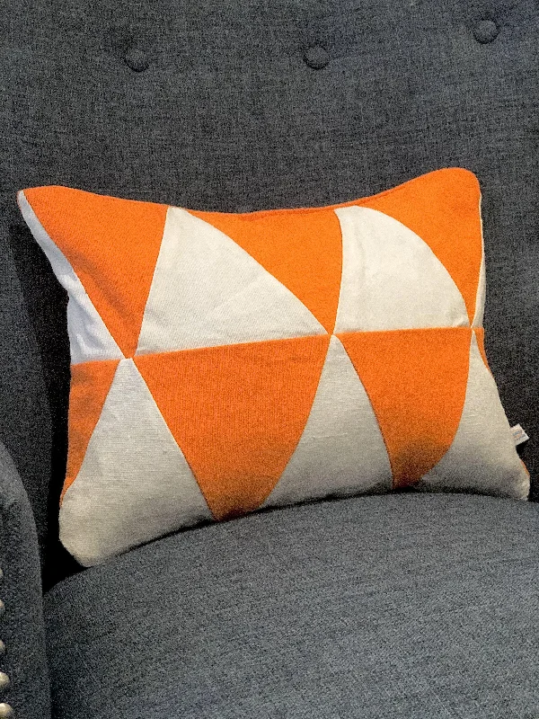 Firm Pillows for Side SleepersUpcycle Orange Decor, Orange Lumbar Throw pillows