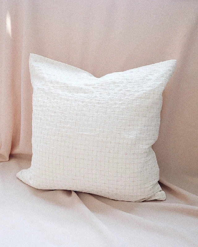 Soft and Fluffy Pillows for Bedroom ComfortCriss Cross Pillow Cover