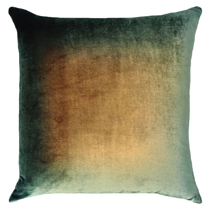 Bolster Pillows for Sofa DecorationGreen Gold Brown Ombre Pillow by Kevin O'Brien Studio