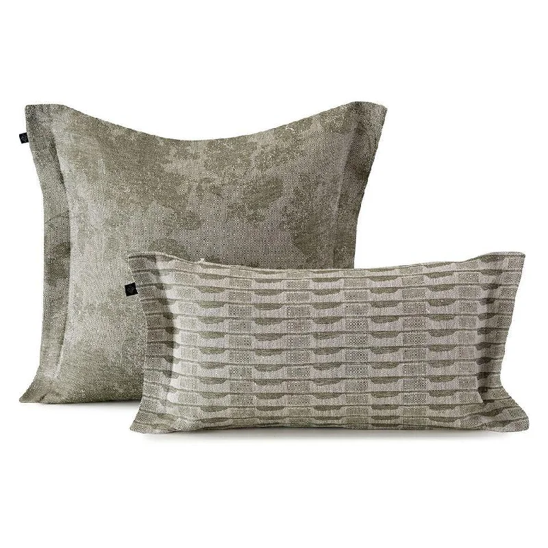 Feather Pillows for a Luxurious SleepCasual Green Pillow Covers by Le Jacquard Français