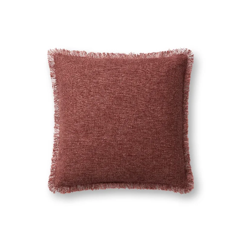 Decorative Pillows for Living Room MakeoverAmber Lewis x Loloi Sable Wine Pillow