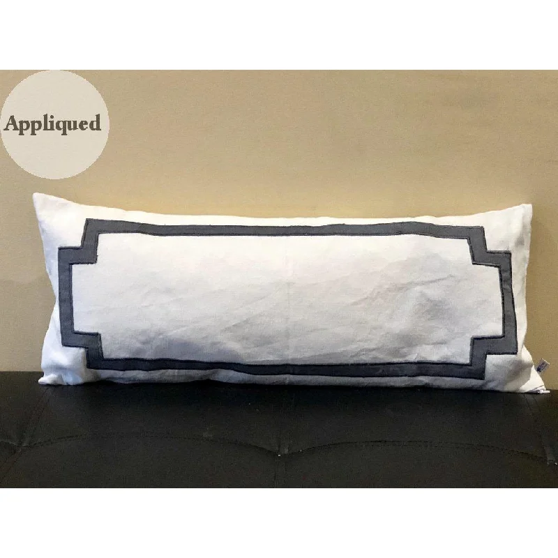 Lumbar Support Pillows for Car SeatsLong Lumbar White Pillows, Sofa Pillows