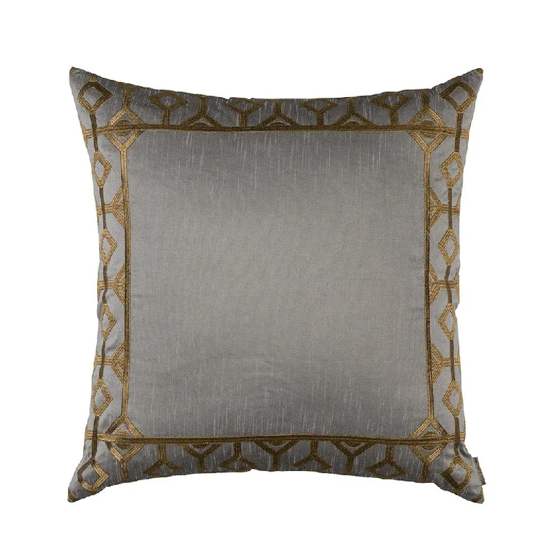 Adjustable Pillows for Customized ComfortKylie Euro Border Pillow by Lili Alessandra