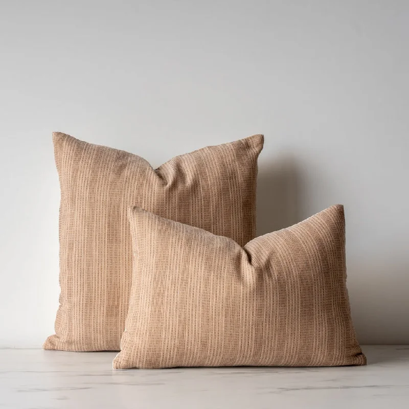 Hypoallergenic Pillows for Allergy SufferersTaupe Woven Pillow Cover