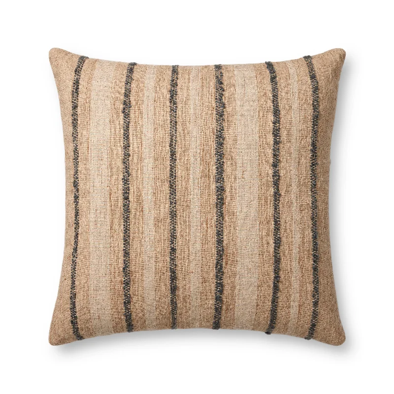 Feather Pillows for a Luxurious SleepAmber Lewis x Loloi Elowen Natural Blue Pillow