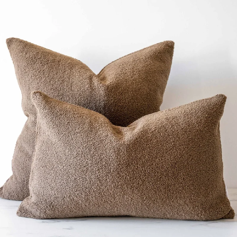 Soft and Fluffy Pillows for Bedroom ComfortHazel Sherpa Pillow Cover