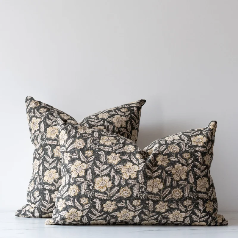 Travel Pillows for Long JourneysGreta Block Print Pillow Cover