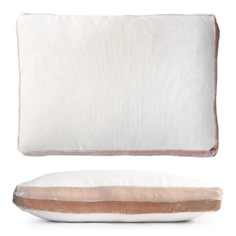 Bolster Pillows for Sofa DecorationLatte Double Tuxedo Pillow by Kevin O'Brien Studio