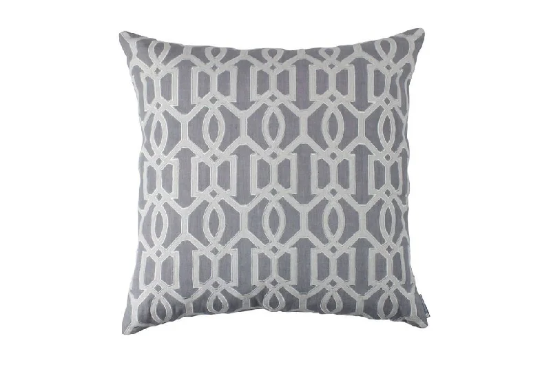 Bolster Pillows for Sofa DecorationBracelet Grey Decorative Pillow by Lili Alessandra