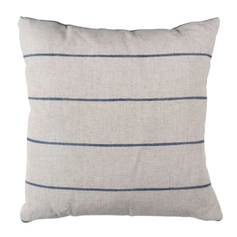 Back Support Pillows for Office ChairsRustic Blue Pinstripe Cushion Cover 50x50cm