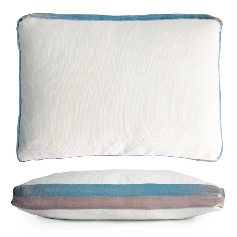 Decorative Pillows for Living Room MakeoverRobin's Egg Double Tuxedo Pillow by Kevin O'Brien Studio