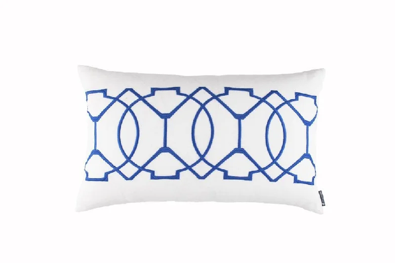 Orthopedic Pillows for Back Pain ReliefMagic White & Azure Large Boudoir Pillow by Lili Alessandra