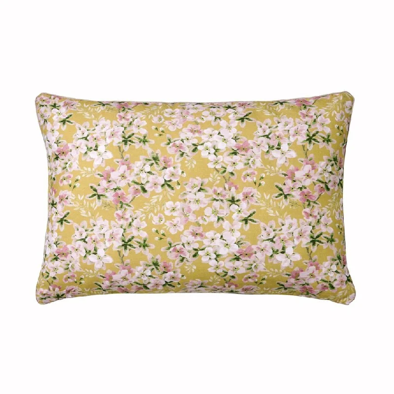 Pregnancy Pillows for Expectant MothersBloom Gold Pillow Cover by Alexandre Turpault