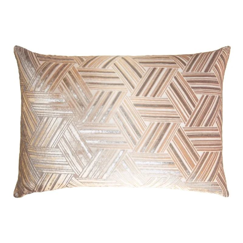 Feather Pillows for a Luxurious SleepLatte Entwined Velvet Pillow by Kevin O'Brien Studio