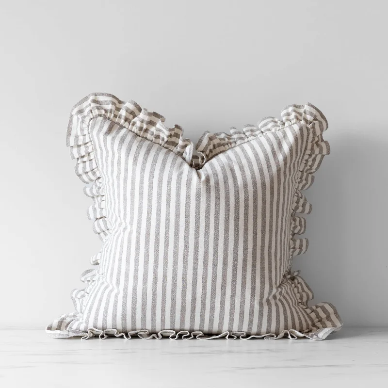 Round Pillows for Boho-Style InteriorsJuliette Ruffle Pillow Cover