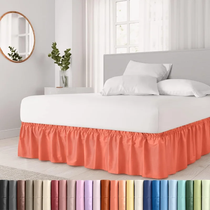 Bed skirts for beds with a metal frame12-Inch Bed Skirt for Queen-size Bed