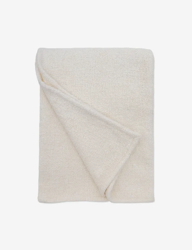 Cashmere blankets for ultimate softness and luxuryAbby Boucle Throw by Pom Pom at Home