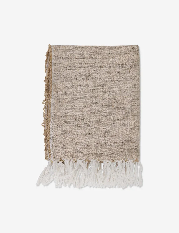 Chenille blankets with a thick and fuzzy textureAthena Throw by Pom Pom at Home