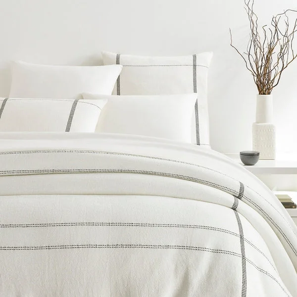 Oversized duvet covers that drape beautifully over the sides of the bed for a luxurious lookAtherton Duvet Cover - Grey