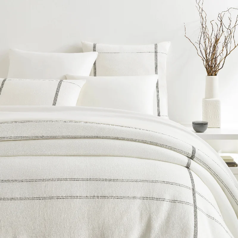 Thermal - regulating duvet covers to keep you warm in winter and cool in summerAtherton Grey Duvet Cover