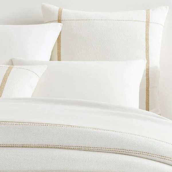 Machine - washable duvet covers for hassle - free cleaningAtherton Natural Sham