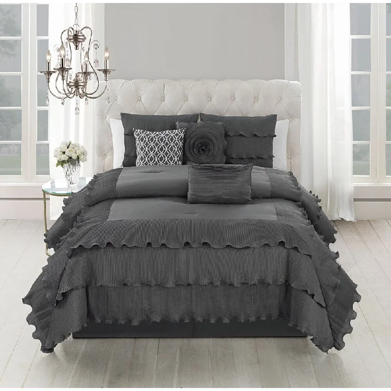 Cotton - filled comforters for a breathable and natural sleep experienceAvondale Manor Saxony 7-piece Comforter Set