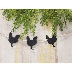 Bed skirts for beds with a curved frameBeaded Chickens Mini Garland