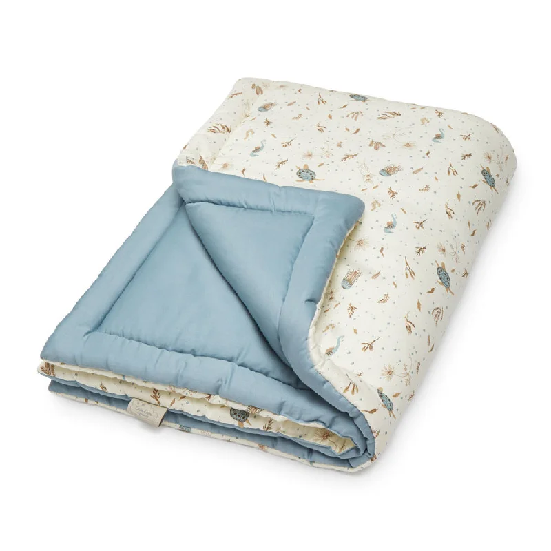 Silk blankets with a smooth and elegant touchCam Cam Copenhagen Soft Blanket - OCS - Sea Garden