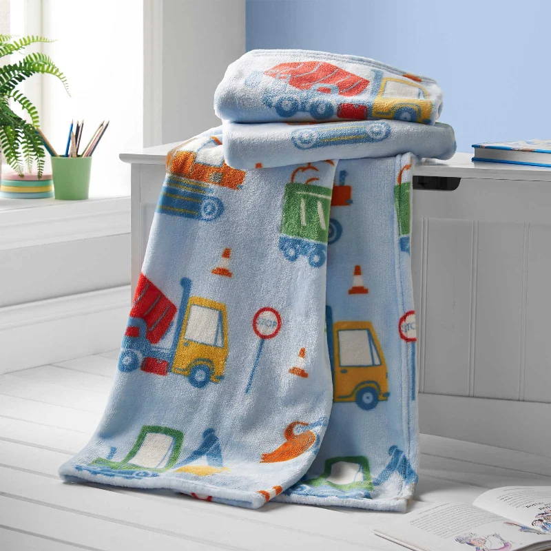 King - size blankets to cover large beds comfortablyDigger Dreams Fleece Throw