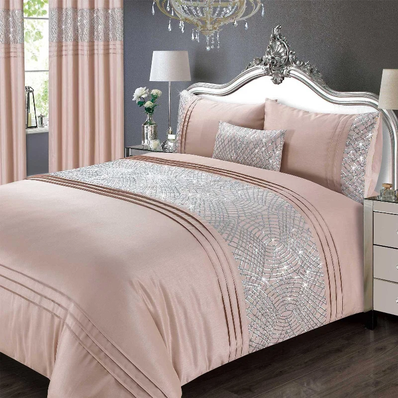 Abstract - designed duvet covers to add an artistic flair to the bedroomCharleston Duvet Cover Set Blush