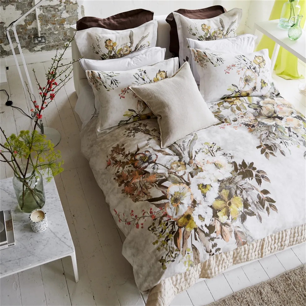 Full - size duvet covers suitable for full - sized beds in guest rooms or small bedroomsDesigners Guild Margeretta Bedding