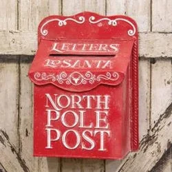 Bed skirts for beds with a metal frameDistressed Red Metal North Pole Post Box