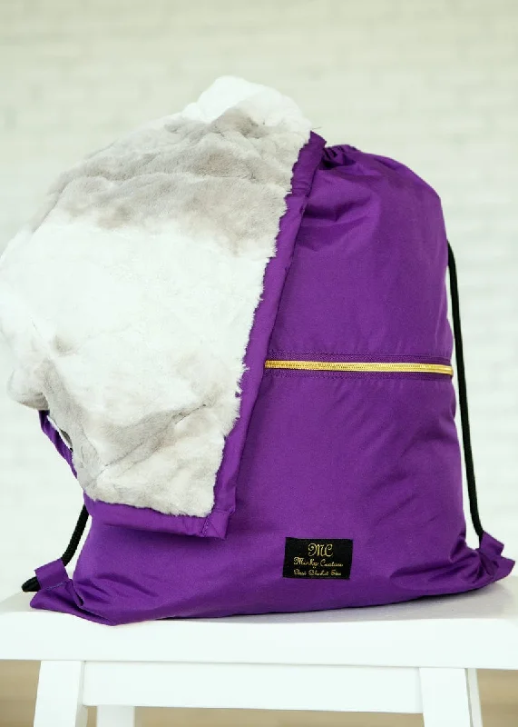 Synthetic fiber blend blankets for a budget - friendly choiceEverywhere Blanket - Game Day Purple