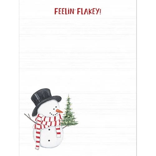 Bed skirts for beds with a metal frameFeelin Flakey! Snowman Notepad